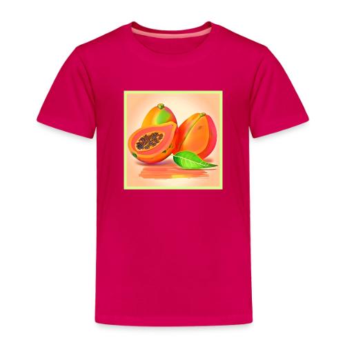Sliced Papaya Freshness - Toddler Premium T-Shirt