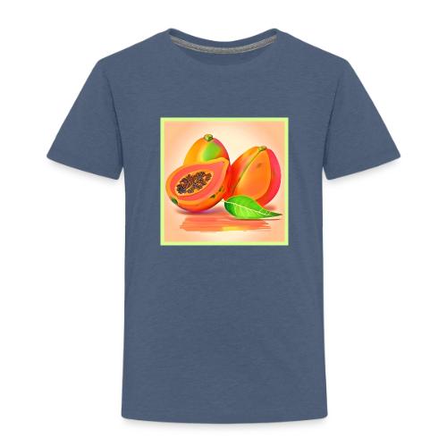 Sliced Papaya Freshness - Toddler Premium T-Shirt