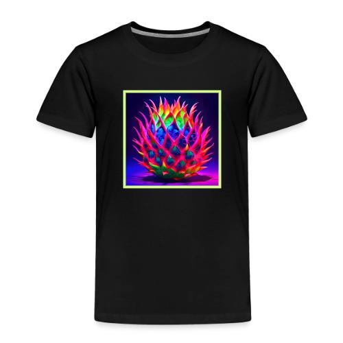 Electric Neon Dragon Fruit - Toddler Premium T-Shirt