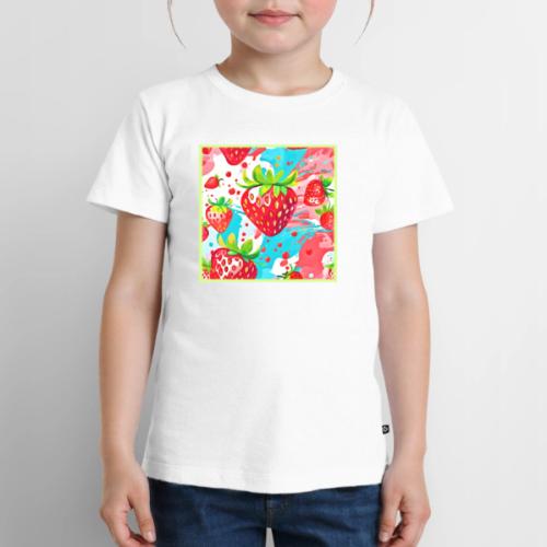Strawberry Splash Pattern - Toddler Premium T-Shirt