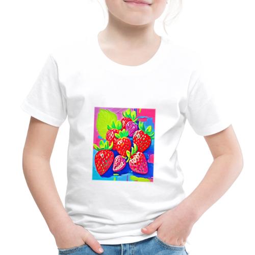 Pop Art Strawberries - Toddler Premium T-Shirt