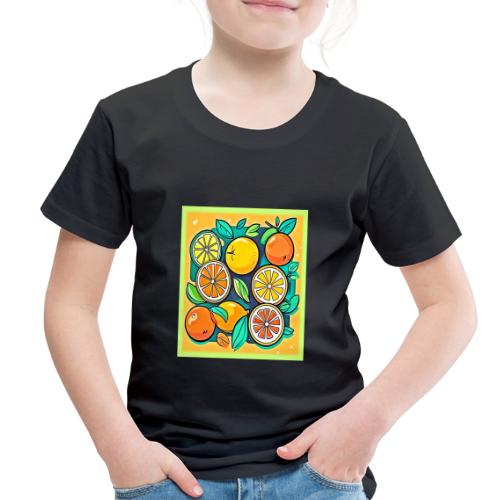 Citrus Fruit Art Design - Toddler Premium T-Shirt