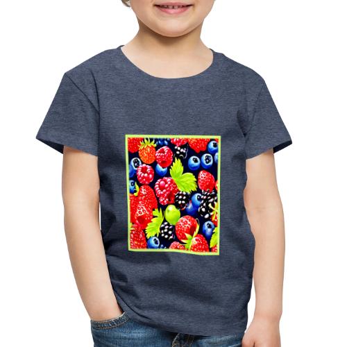 Colorful Berry Medley Design - Toddler Premium T-Shirt