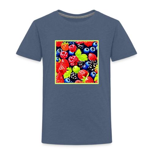 Colorful Berry Medley Design - Toddler Premium T-Shirt