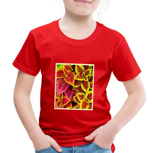 Coleus Leaf Burst Design - Toddler Premium T-Shirt