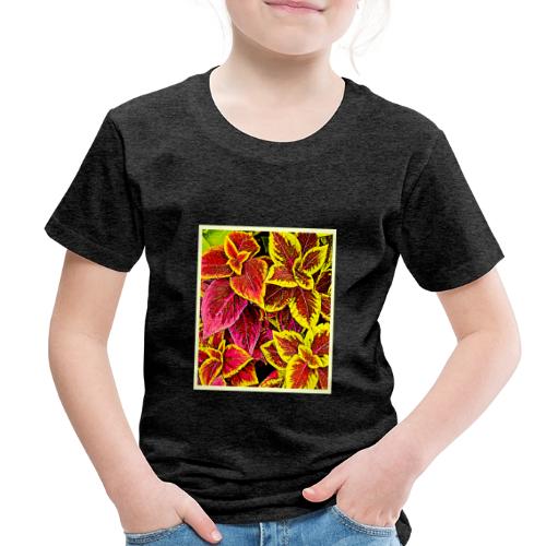 Coleus Leaf Burst Design - Toddler Premium T-Shirt