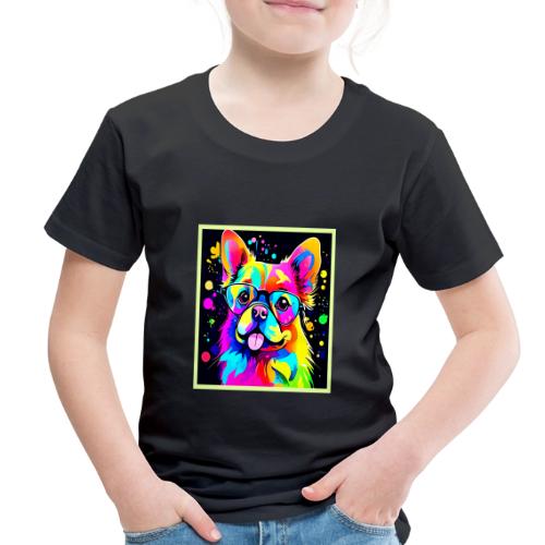 Vivid Canine Vibes Design - Toddler Premium T-Shirt