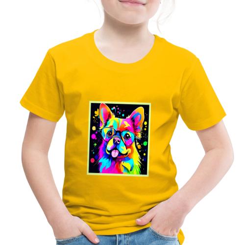 Vivid Canine Vibes Design - Toddler Premium T-Shirt
