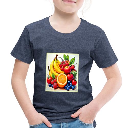 Vibrant Fresh Fruit Delight Design - Toddler Premium T-Shirt