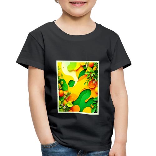 Fresh Citrus Summer Vibes Art - Toddler Premium T-Shirt