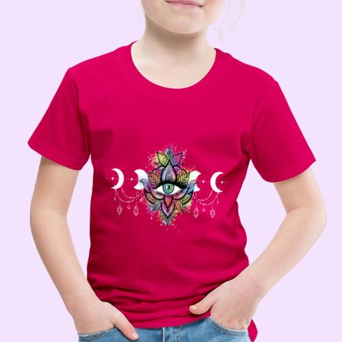Third Eye Mandala - Moon Cycle Design - Toddler Premium T-Shirt