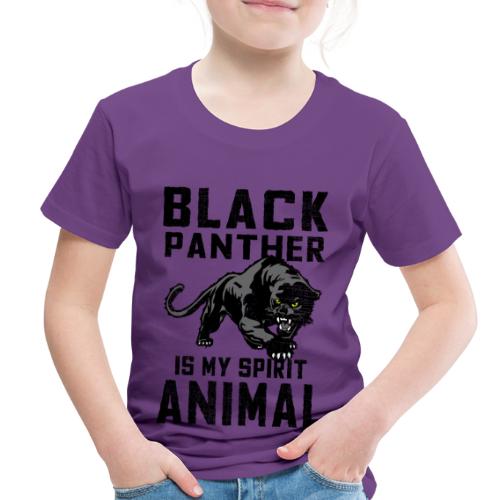 Black Panther is a My Spirit Animal Vintage - Toddler Premium T-Shirt