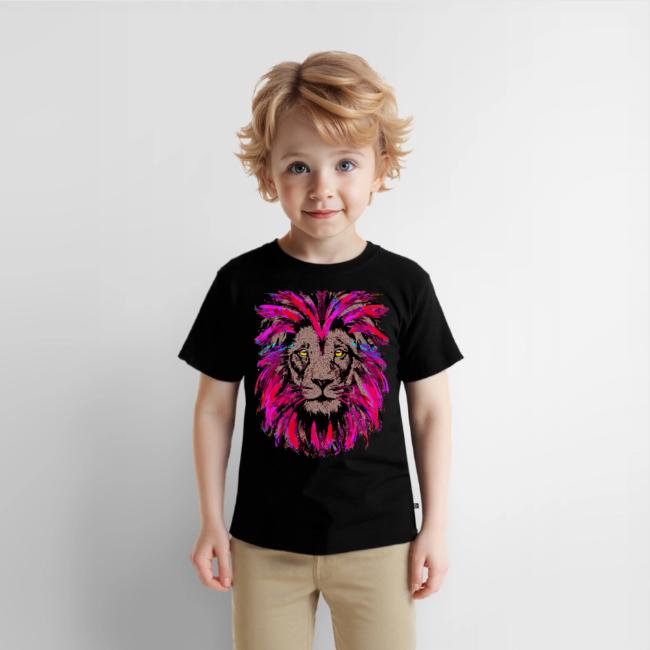 Purple Lion Head - Pink Lion Face Drawing