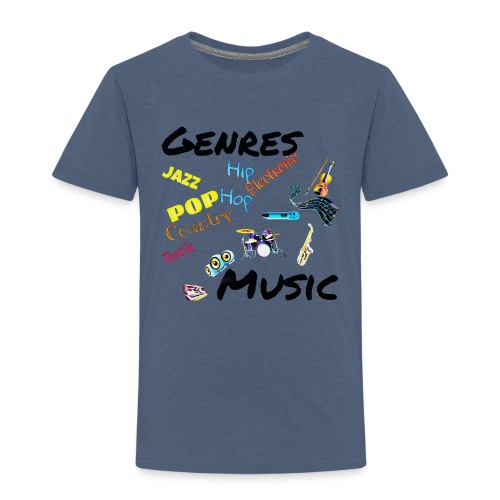 Genres and Music - Toddler Premium T-Shirt