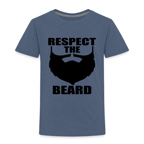 Respect the beard 03 - Toddler Premium T-Shirt