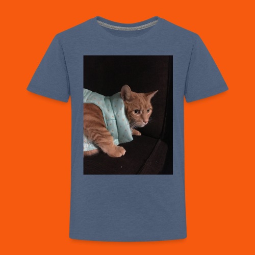 Trendy Orange Cat - Toddler Premium T-Shirt