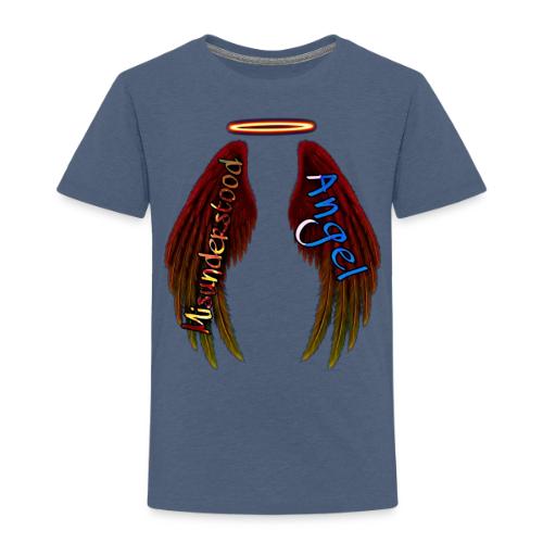 Misunderstood Angel (Demon Wings) - Toddler Premium T-Shirt