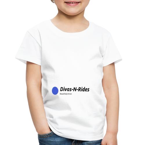 Divas N Rides Blue Dot Spot - Toddler Premium T-Shirt