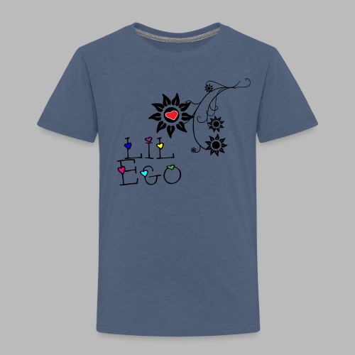 Lil Ego Hearts N Flowers - Toddler Premium T-Shirt