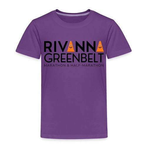 RIVANNA GREENBELT (all black text) - Toddler Premium T-Shirt