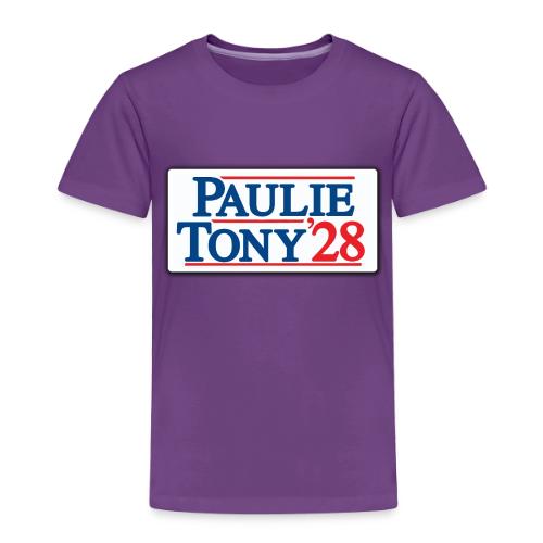 Paulie and Tony for Co-President 2028 - Toddler Premium T-Shirt