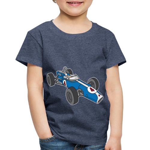 Blue racing car, racecar, sportscar - Toddler Premium T-Shirt