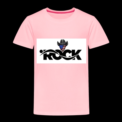 Eye Rock Cowboy Design - Toddler Premium T-Shirt