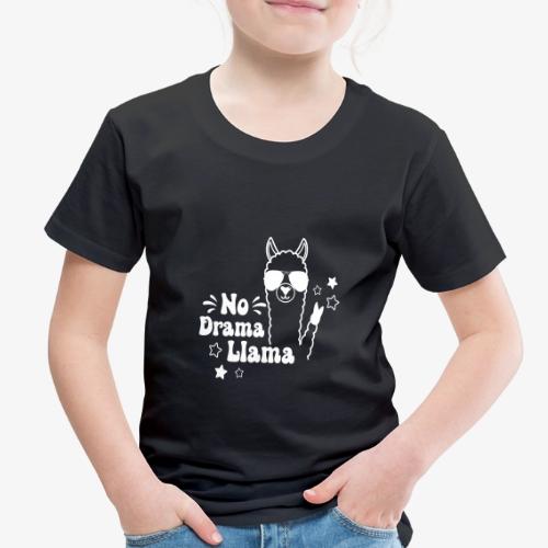 No drama llama in white - Toddler Premium T-Shirt