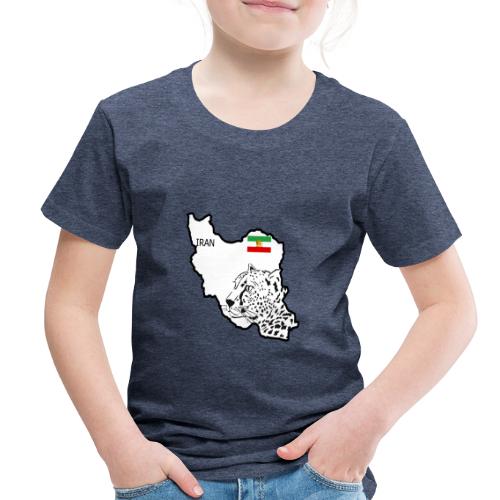 Iran Map Flag Persian cheetah - Toddler Premium T-Shirt