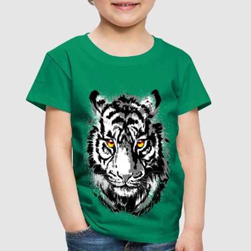 Tiger Head - Tiger Artwork - Wildlife Big Cats - Toddler Premium T-Shirt