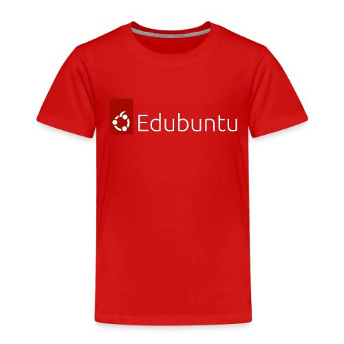 Edubuntu Logo 2023 - White - Toddler Premium T-Shirt