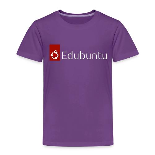 Edubuntu Logo 2023 - White - Toddler Premium T-Shirt