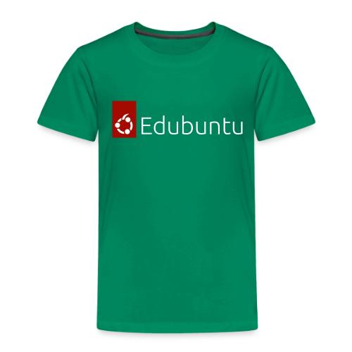 Edubuntu Logo 2023 - White - Toddler Premium T-Shirt
