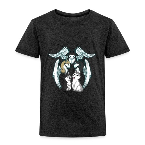 Siberian Husky Angels - Toddler Premium T-Shirt