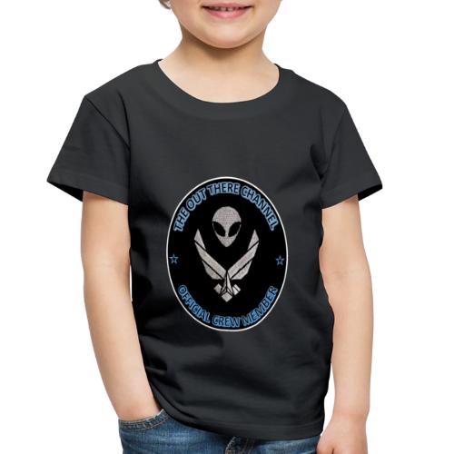 BlackOpsTransBigger1 Front with Mr Grey Back Logo - Toddler Premium T-Shirt