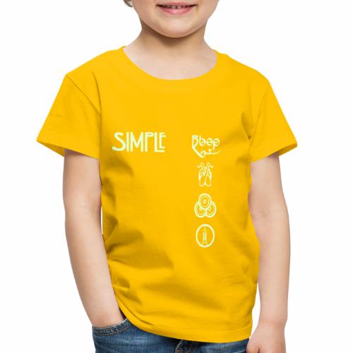 simplesymbolsvert - Toddler Premium T-Shirt