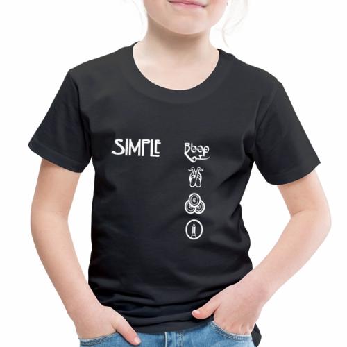 simplesymbolsvert - Toddler Premium T-Shirt