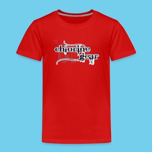 Chlorine Gear Textual stacked Periodic backdrop - Toddler Premium T-Shirt
