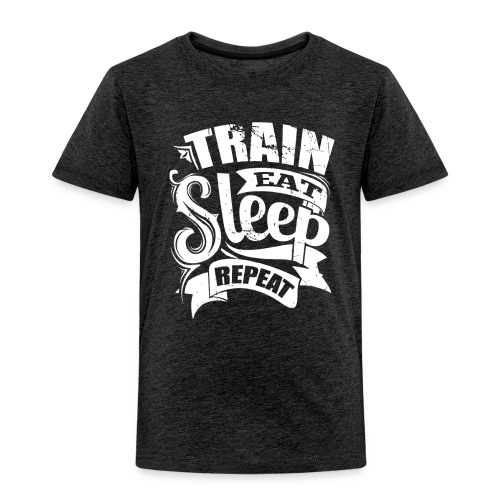 Train Eat Sleep Repeat Gym - Toddler Premium T-Shirt