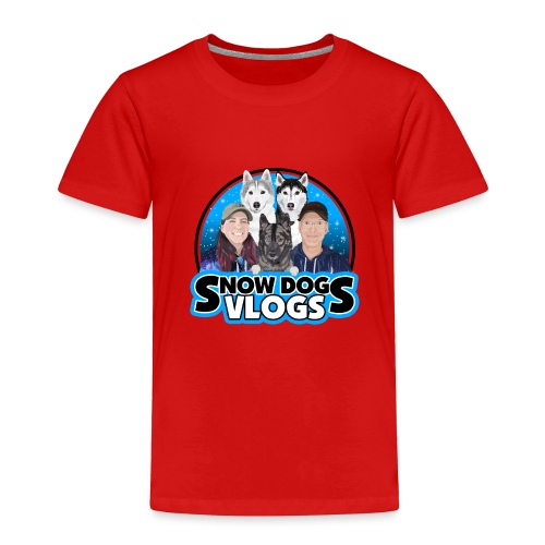 Snow Dogs Vlogs Family Logo - Toddler Premium T-Shirt