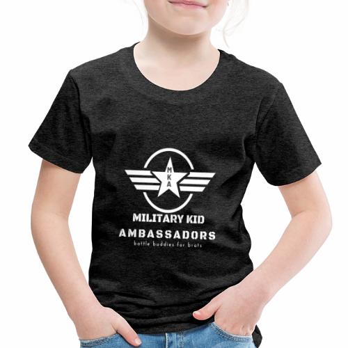 Military Kid Ambassador White - Toddler Premium T-Shirt