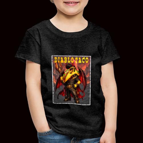 The Diablo Taco Spicy Demon Character - Toddler Premium T-Shirt
