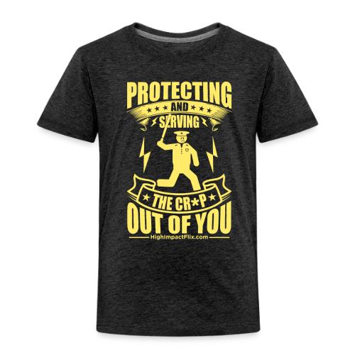 Protect Serve COP YELLOW - Toddler Premium T-Shirt