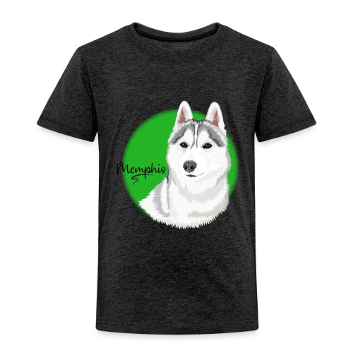Memphis the Husky from Gone to the Snow Dogs - Toddler Premium T-Shirt