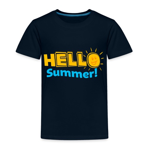 Kreative In Kinder Hello Summer! - Toddler Premium T-Shirt