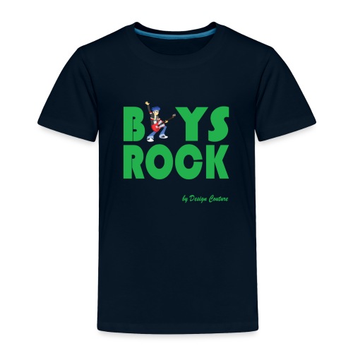 BOYS ROCK GREEN - Toddler Premium T-Shirt