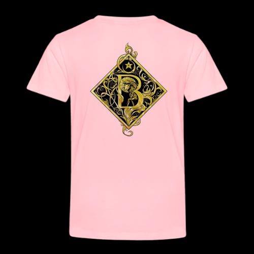NAME STARTS WITH B MONOGRAM FANCY BEE! - Toddler Premium T-Shirt