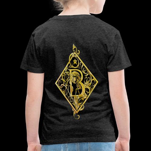 NAME STARTS WITH B MONOGRAM FANCY BEE! - Toddler Premium T-Shirt