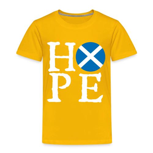 Light HOPE St A Cross - Toddler Premium T-Shirt