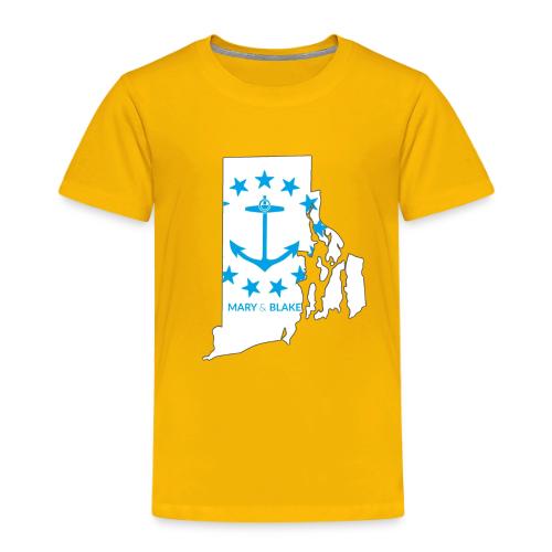 Mary And Blake Logo - RI Map - Toddler Premium T-Shirt